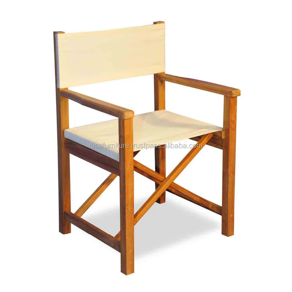 Wooden Folding Directors Chair Wood Camping Garden Outdoor Furniture   U4cbb7070a09d481cade3cd76a0895abfn 