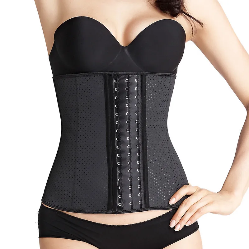 

30cm Punching Breathable Latex Rubber Corset Belt corset top Girdle For Women