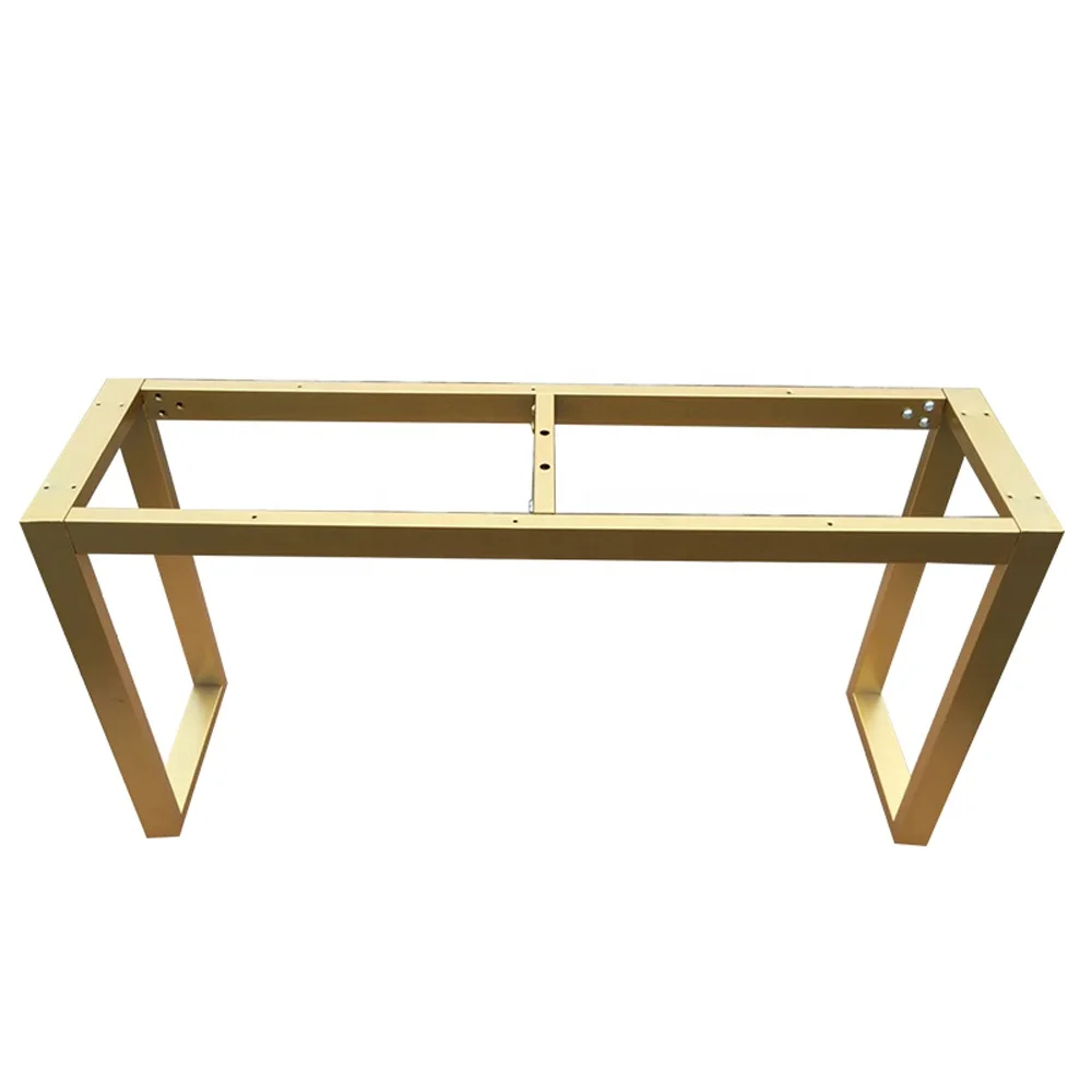 
customized 304 stainless steel table bracket dinner desk leg metal frame factory in China 