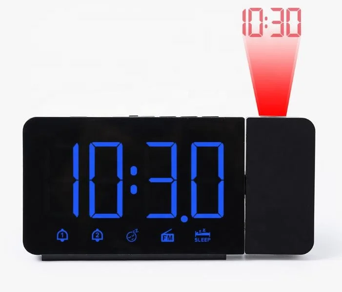 

Alarm Clock Radio with FM Radio Sleep Timer with time project desk alarm clock