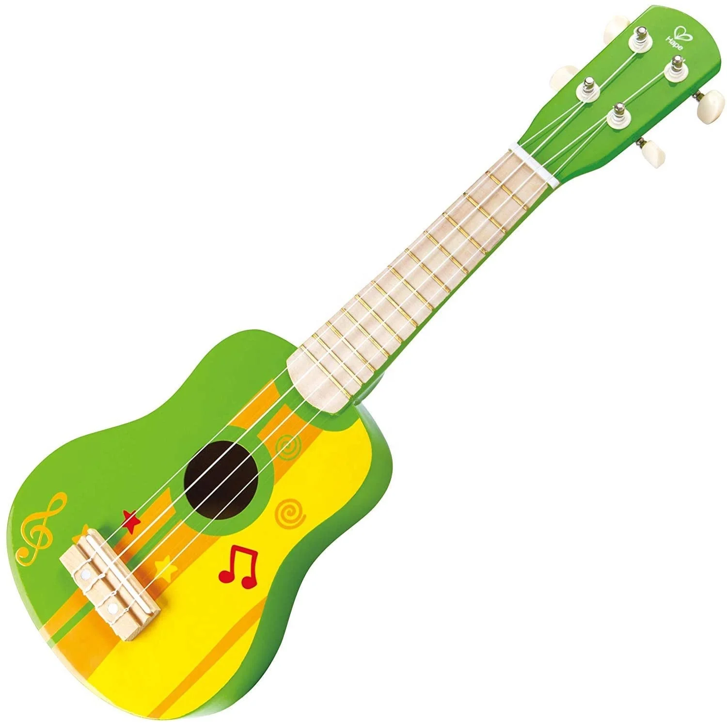 

Factory Toy Guitar Wooden Ukulele Instrument for Kids - Green, Red/green/blue