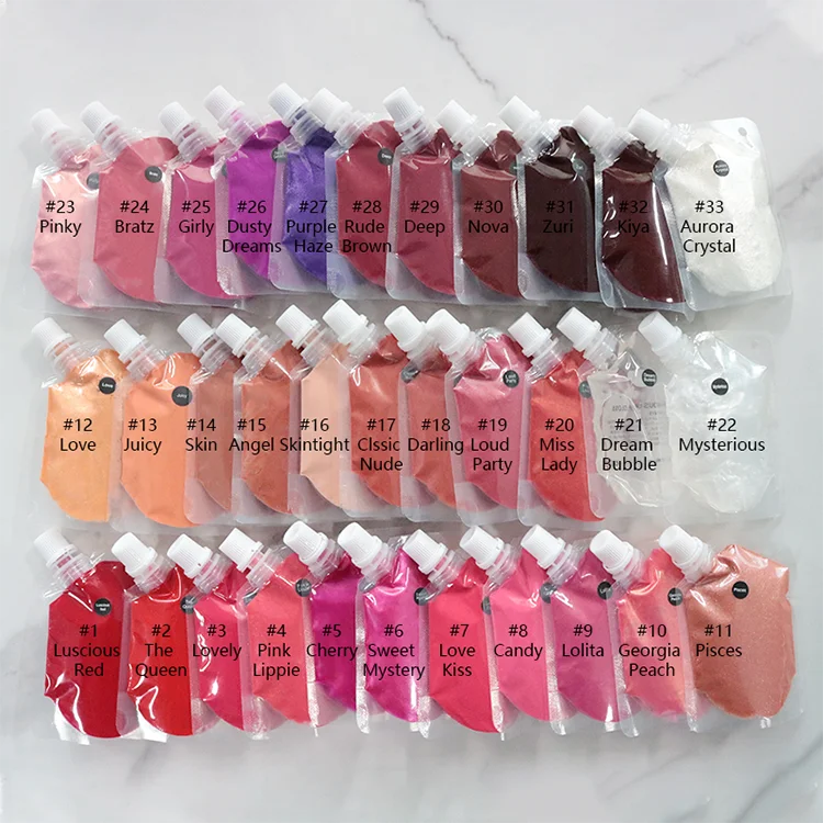 

50ml 100ml 200ml Wholesale bulk fresh-make Glossy Matte Moisturizing lipgloss base DIY pigment Versagel Cruelty Free lip gloss