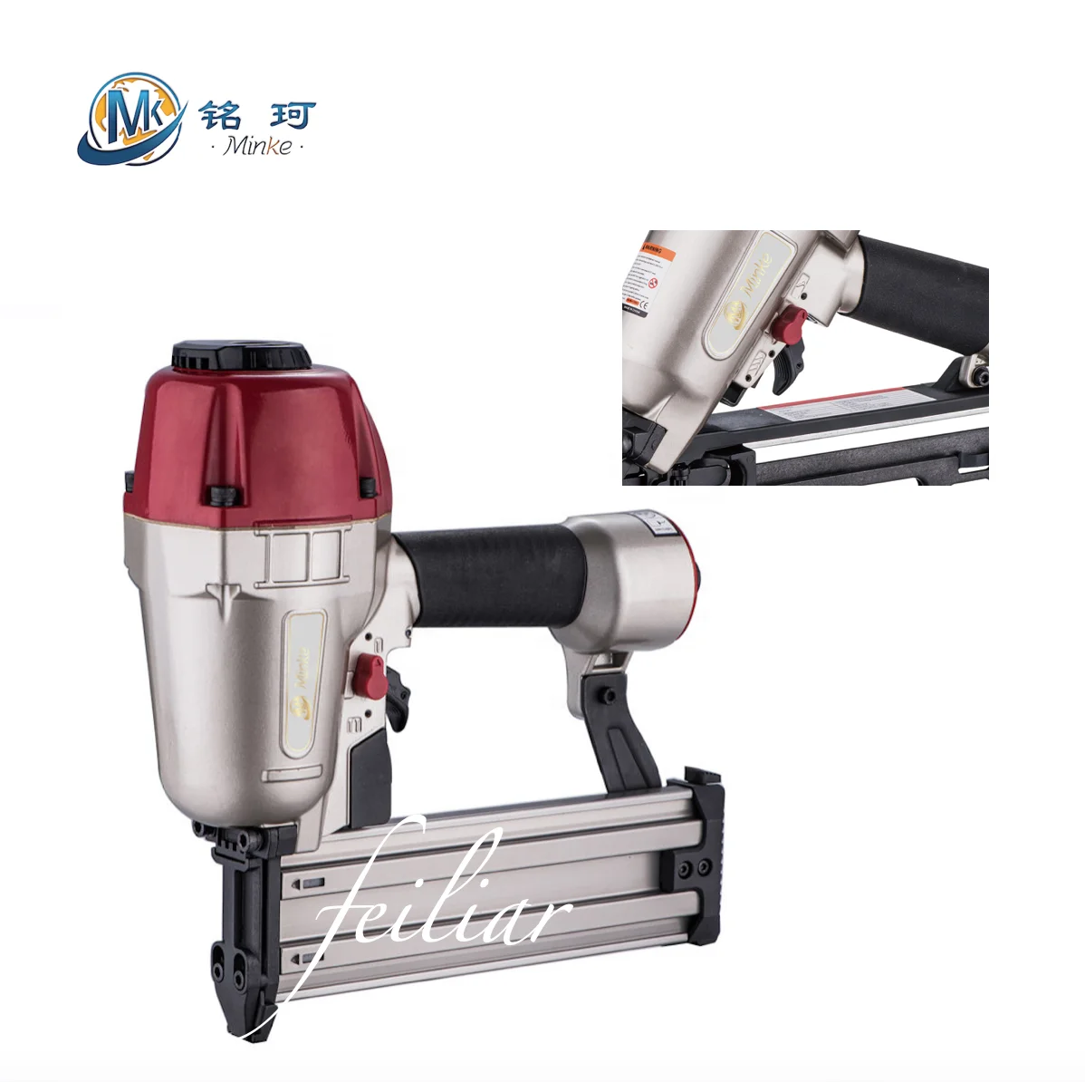 Air Nailer Gun Coil Pneumatic 14 Gauge 