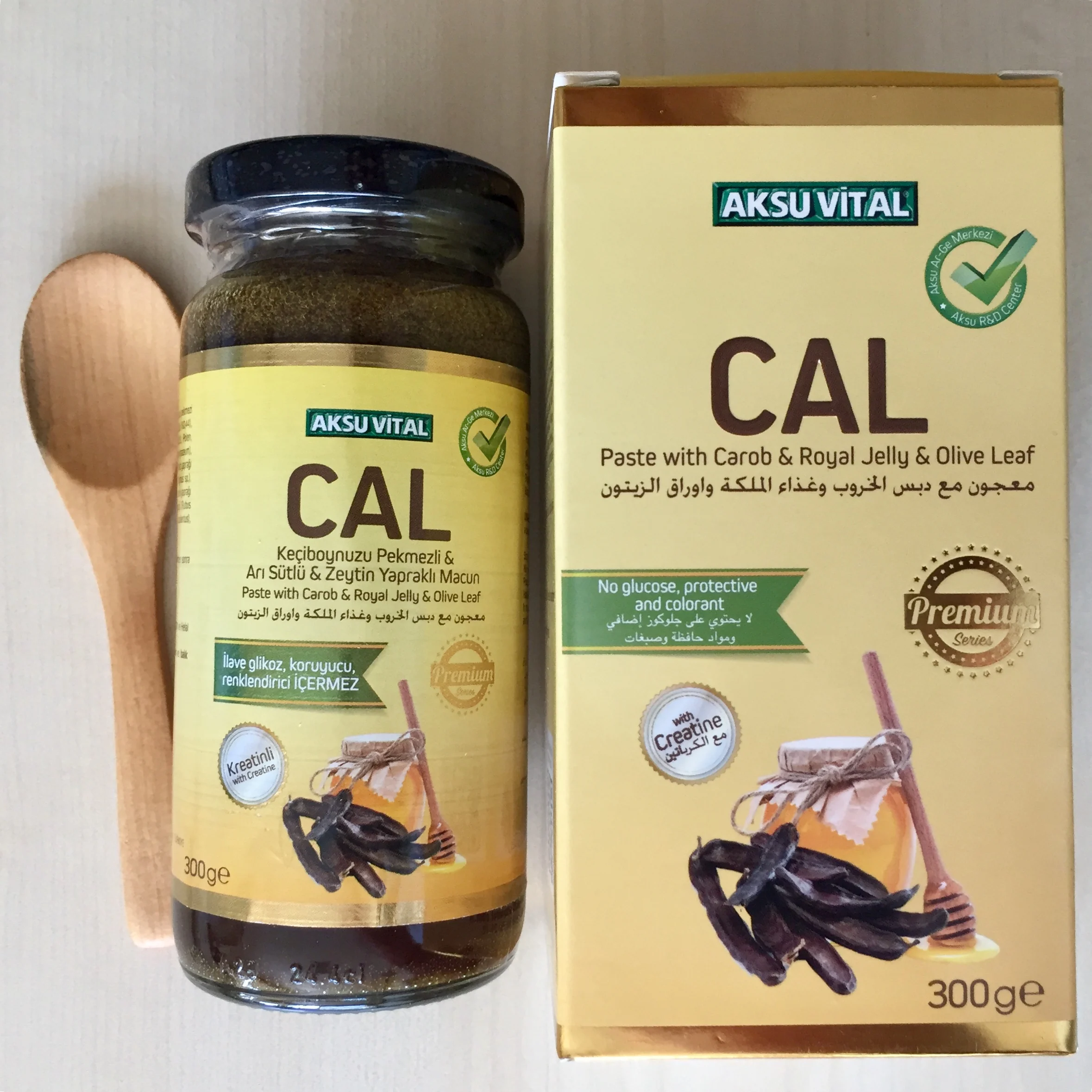 
Weight Gain Foods CAL PASTE Honey Mix Carob Royal Jelly Olive Leaf Food Super Appetite Support Medicinal Food 