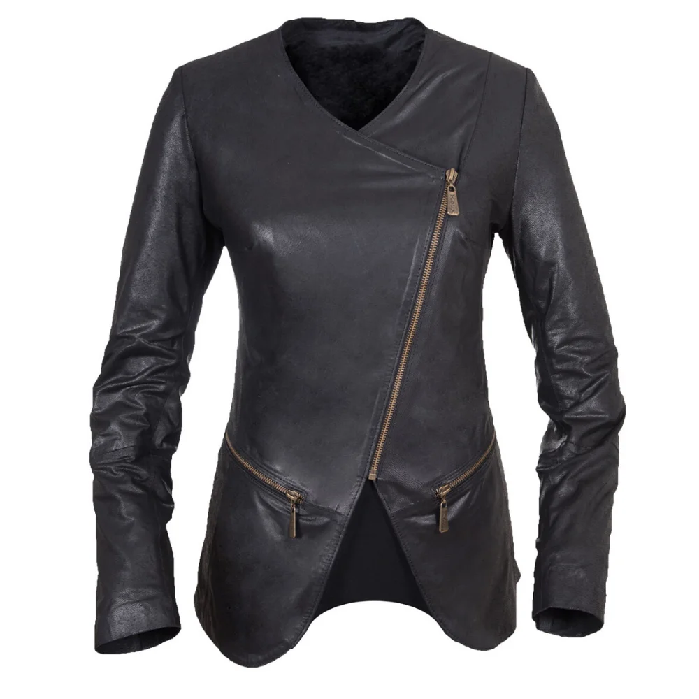 ana genuine leather jacket