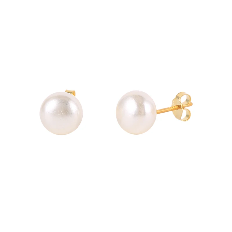 ROXI 2021 925 Sterling Sliver Natural Freshwater Pearl Stud Earrings for Mother Women