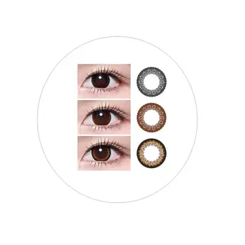 2mm polymacon black brown choco color contact lenses beautiful