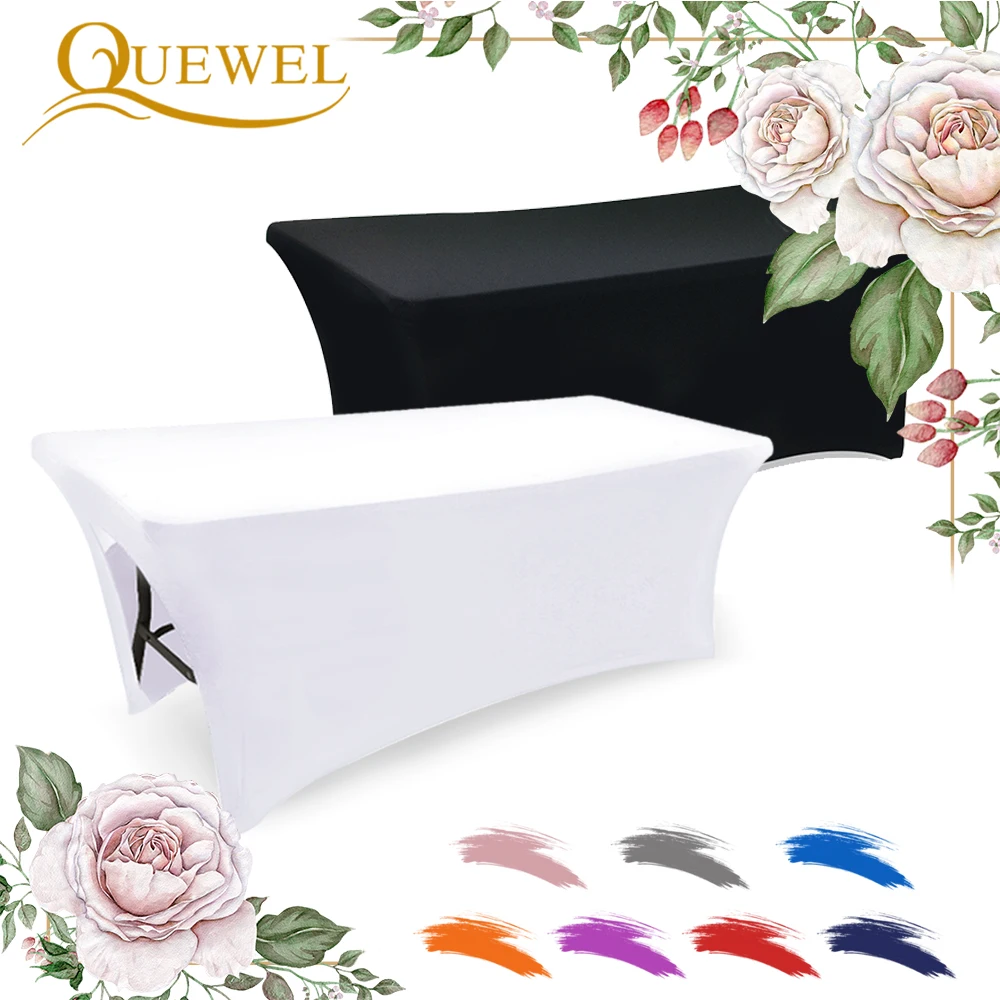 

Tablecloth Quewel Custom High Quality Private Label Table Runners Eyelash Extension Solon Table Cover, Black,white,red,pink,orange,purple,blue