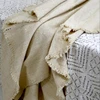 Handloom organic cotton cozy blanket throws thick 100% cotton khaddar handloomed bohemian blanket throw