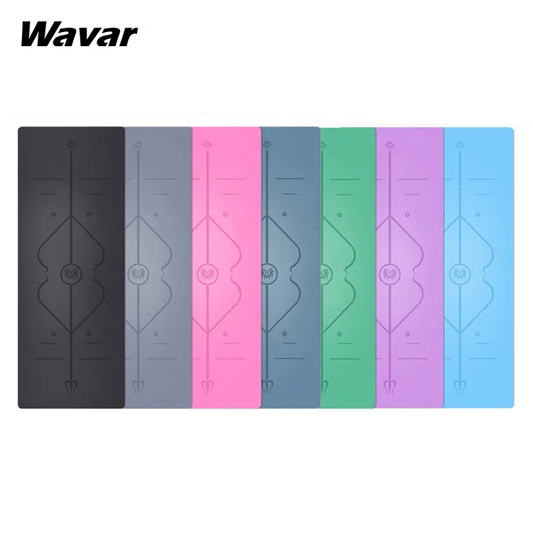 

183*68*0.5CM Eco Friendly PU / Suede Natural Rubber Yoga Mat for yoga exercise, Multiple