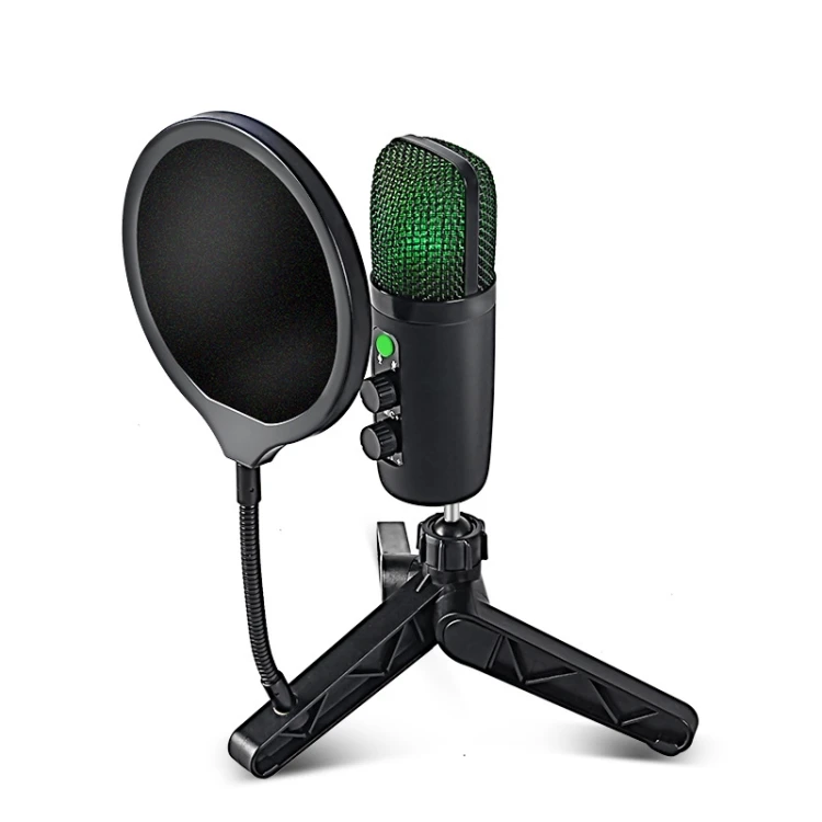 

Hot sale New Design Podcast Mic Plug & Play USB Condenser BM-501 Microphone Stand Set For Recording Studio