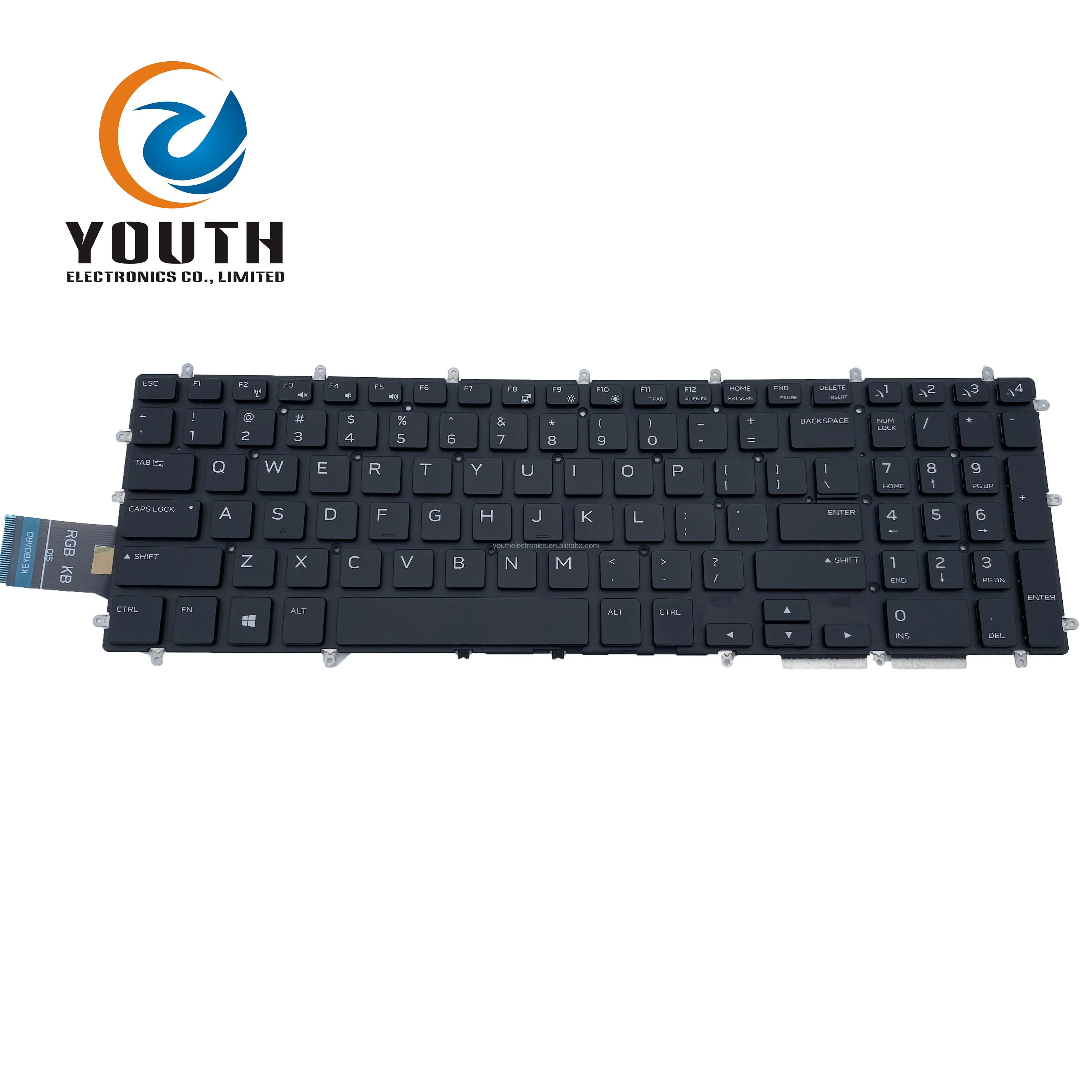 

New laptop keyboards for Dell alienware M15 R1 backlight Replacement notebook keyboard