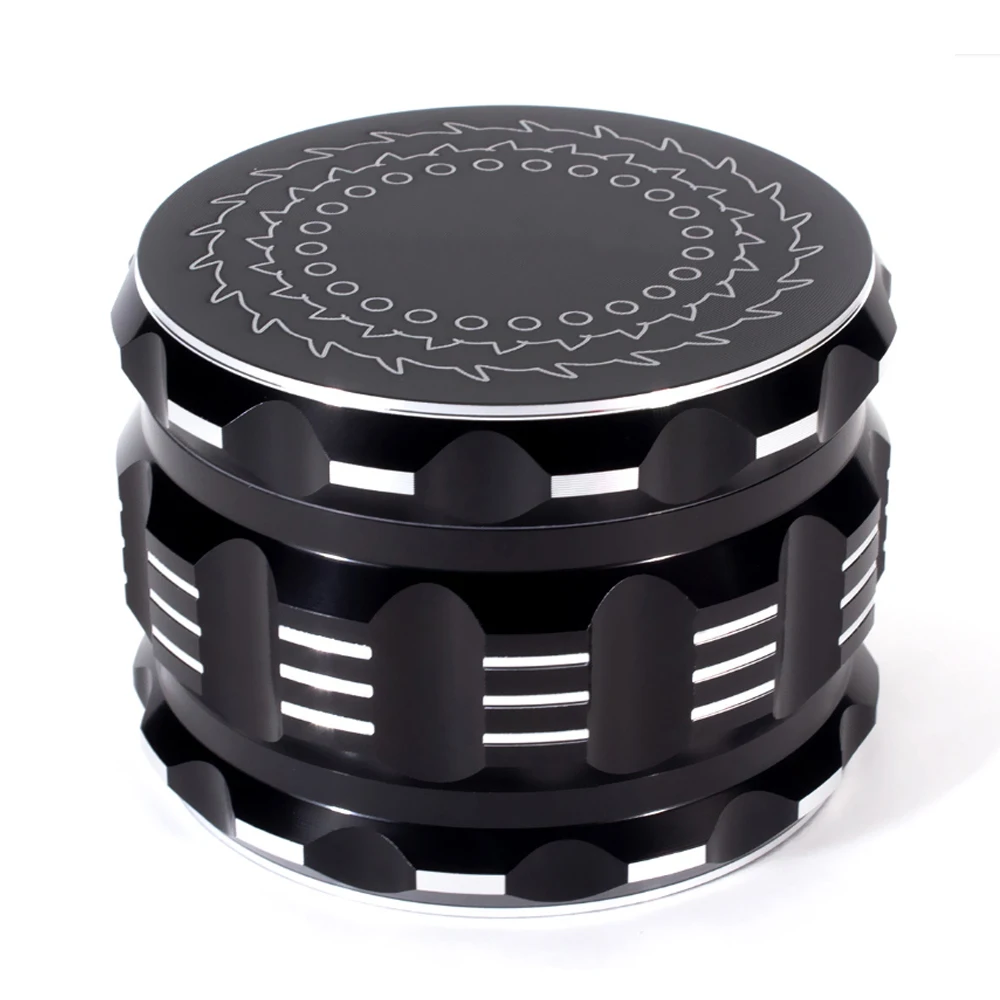 

Weweed Herb grinder 63mm aluminum 4layer Custom printing logo dry tobacco weed herb grinder for weed custom wholesaler