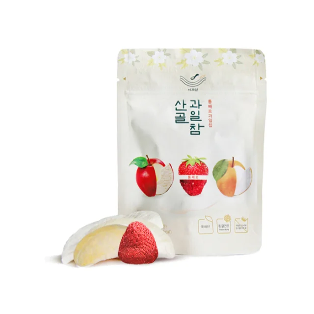 
Korean Baby Organic Snacks_EcoMom Mountain Village Baby Food_Sangol Fruit Chips-Mix 
