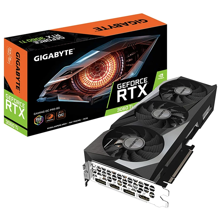 

GIGABYTE NVIDIA RTX 3060 Ti GAMING OC PRO 8G Graphics Card with NVIDIA Ampere Streaming Multiprocessor Support AMD 5600X