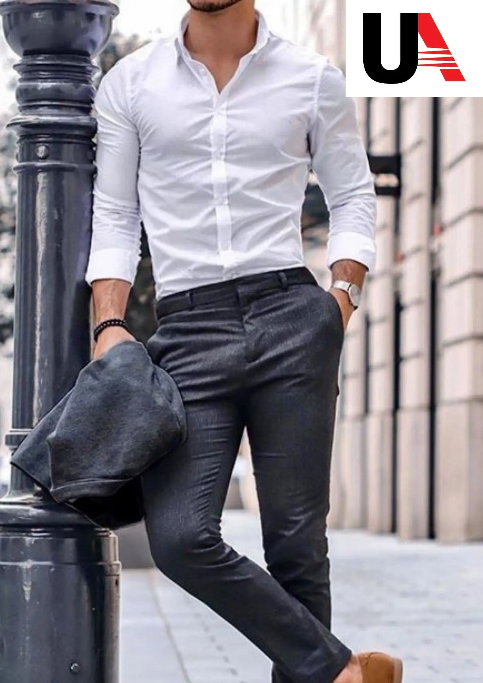 white shirt formal outfit