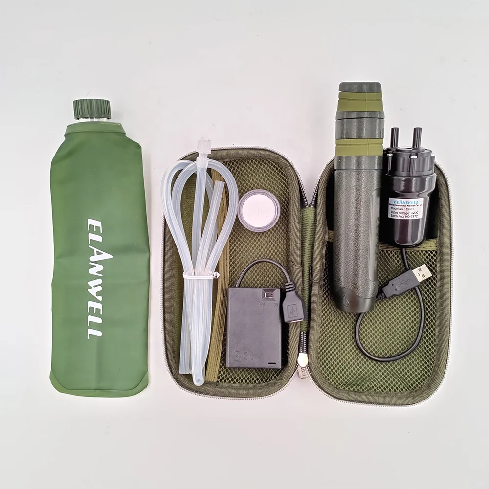 
trekking hiking bicycle travel personal water filter 