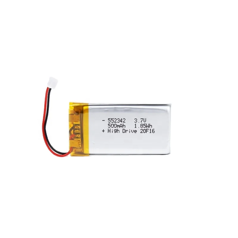 Highdrive 552342 lithium polymer battery 3.7v 500mAh lipo battery IoT/Lora/LPWAN/NB-IOT devices - Famidy.com