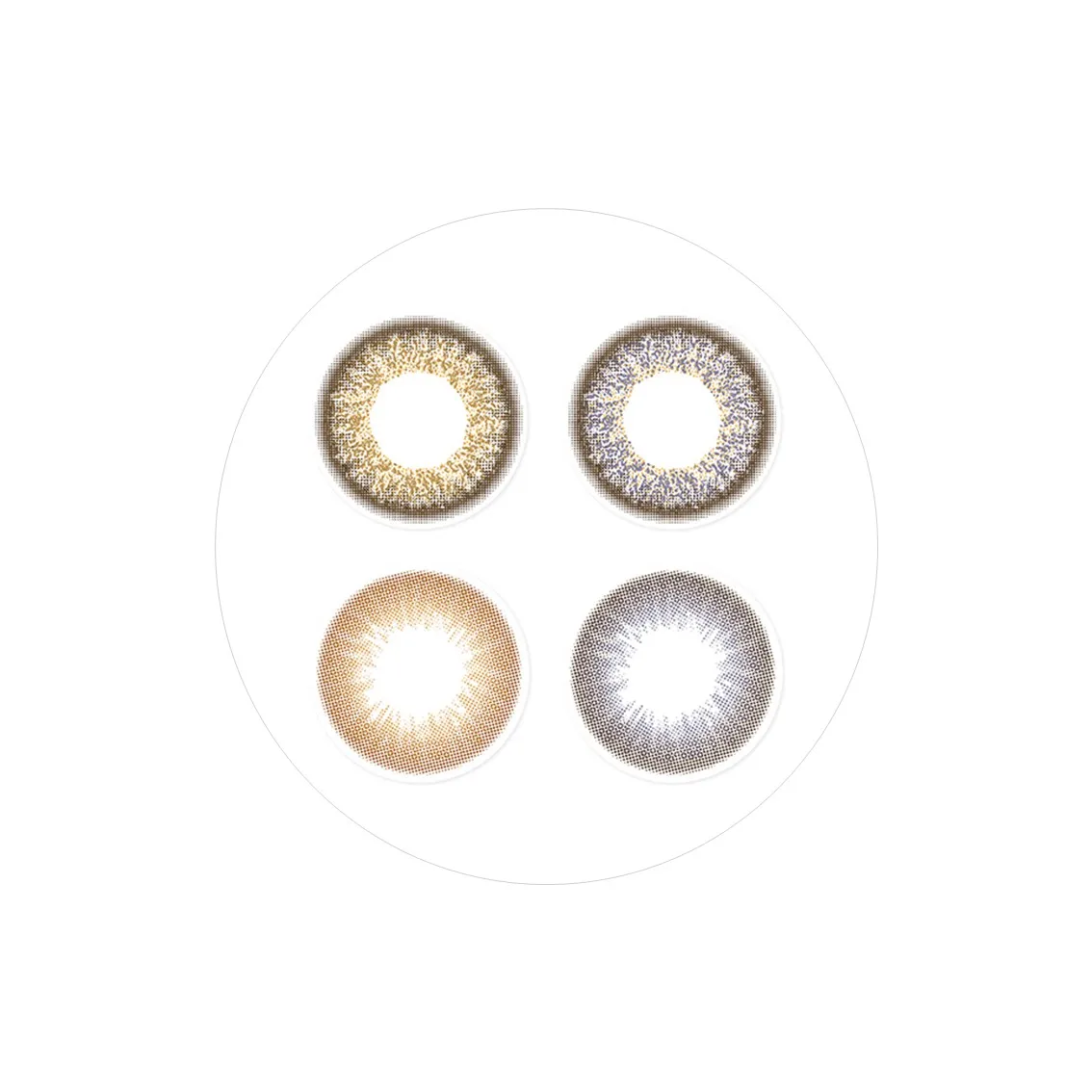 38% Gold Color Contact Lenses | 3 Tones | Colored Lens | New Style | Natural | Korea Design | Hot Sale | 2019 Premium