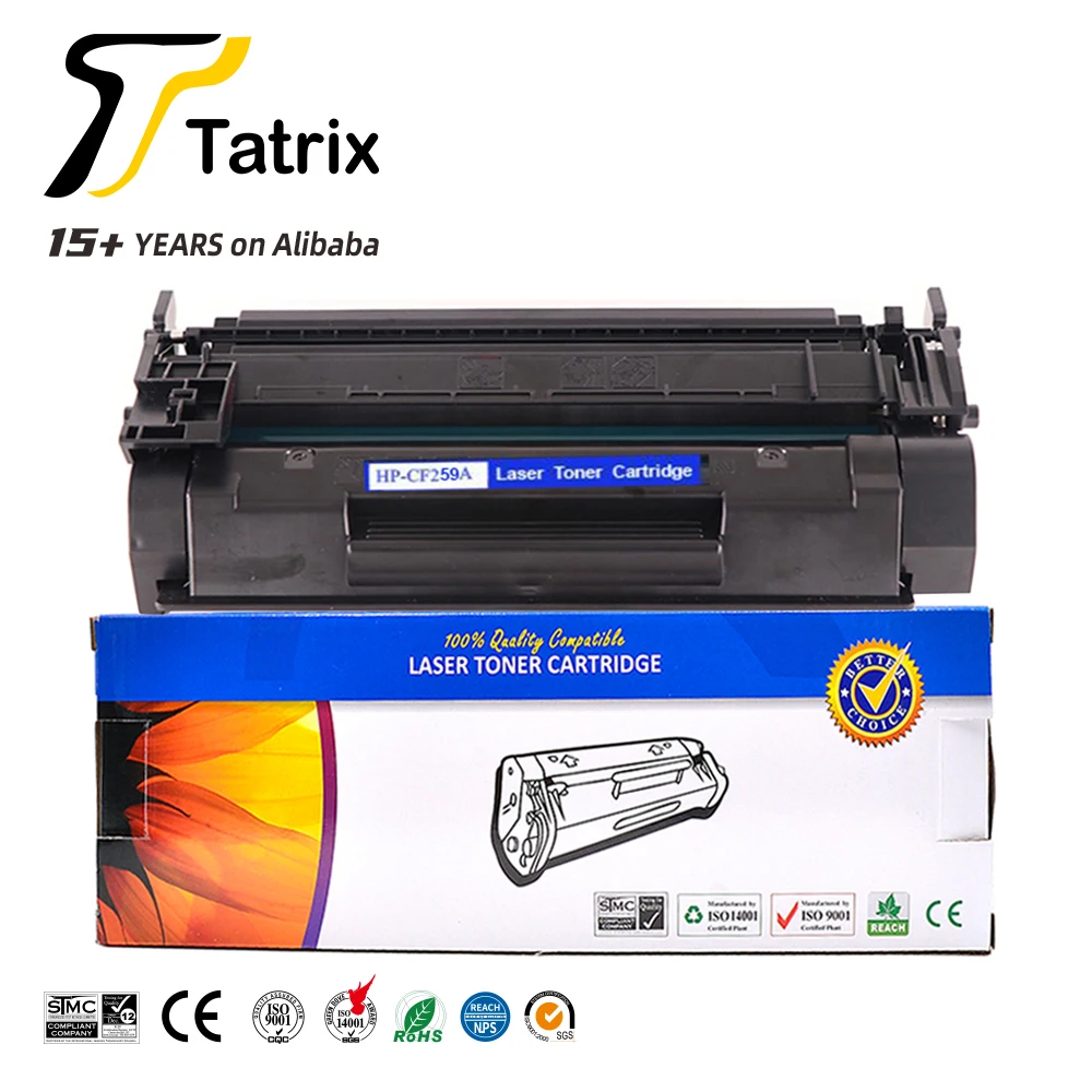 

Tatrix RTS CF 259A CF259A 59A Premium Compatible toner Laser Black Toner Cartridge for HP LaserJet Pro M404dn M404dw etc. CF259A