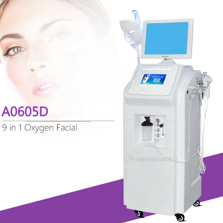 

Free Shipping Skin Rejuvenation Water Oxygen Facial Machine Hyperbaric Oxygen Therapy, White