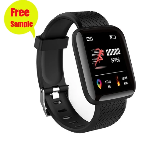 

innovative products 2020 Most Popular 116plus Smart Bracelet Fitness Tracker Heart Rate Monitor Led Wrist Band