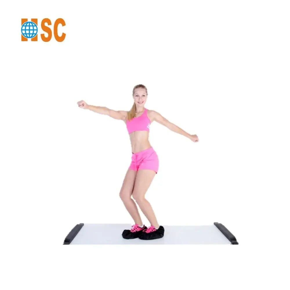 

Taiwan fitness portable body workout fitness sliding board, White, black