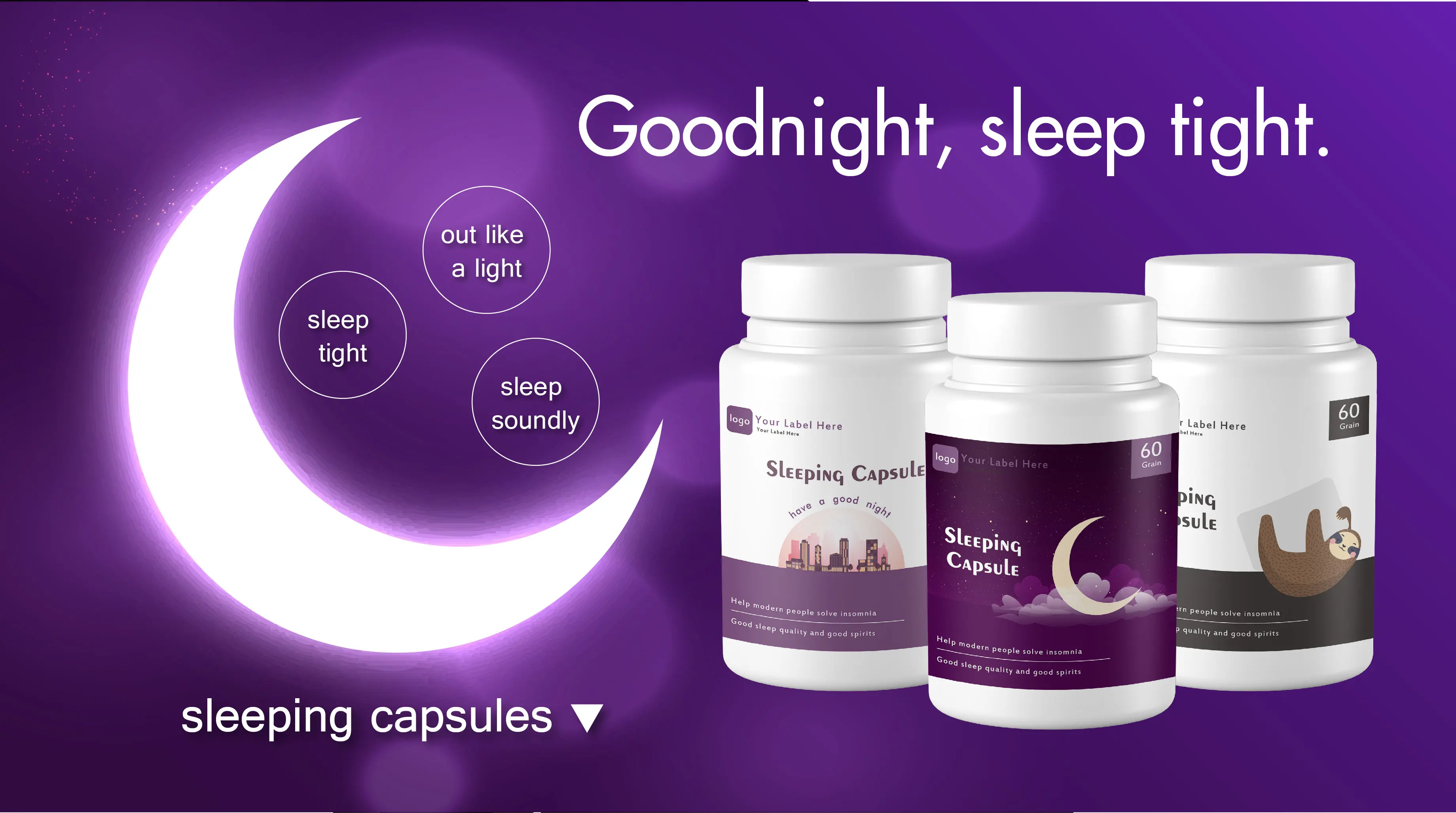 Gaba Melatonin Optimize Sleep 60 Capsules Can Help A Good Night's Sleep ...