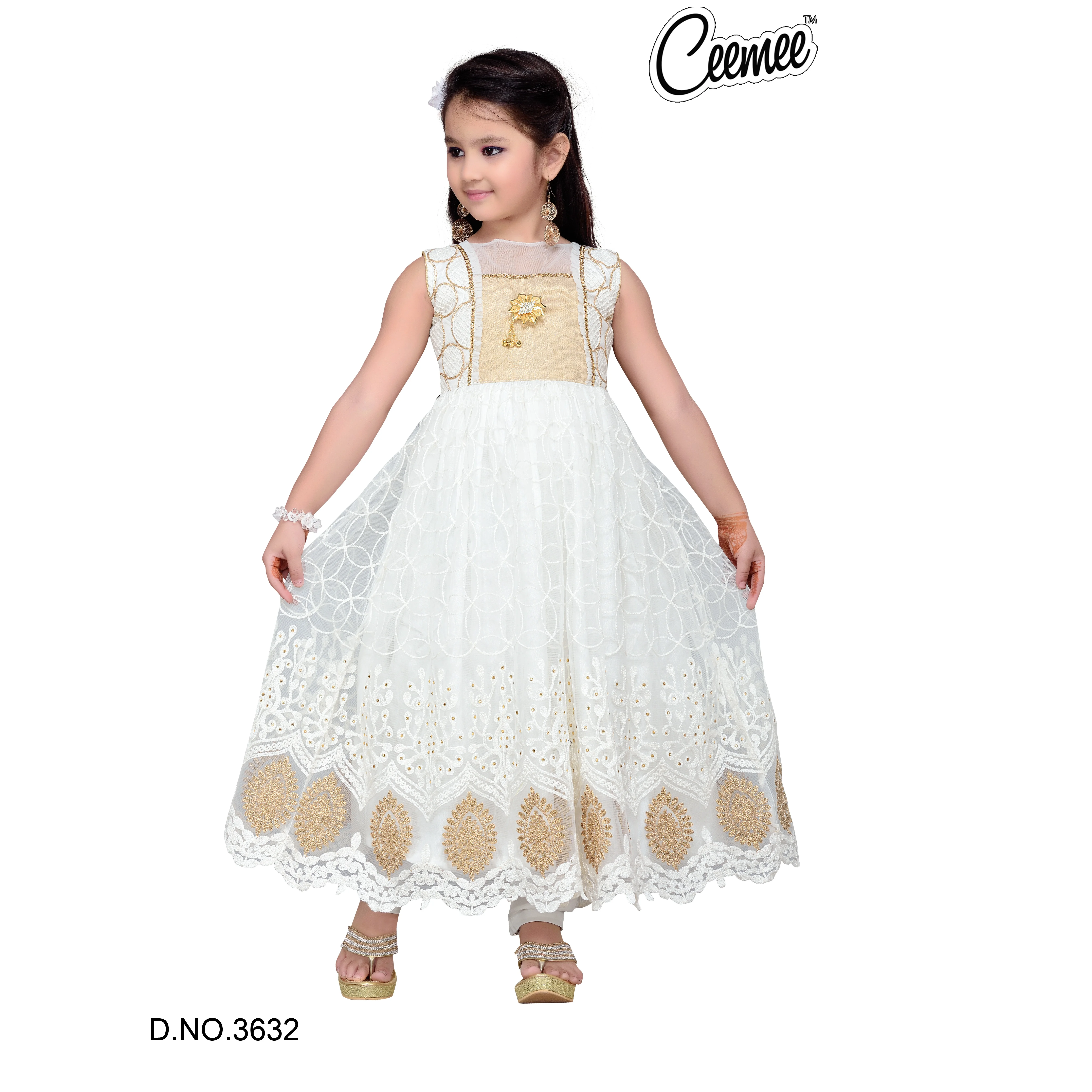 white princess dress for girl