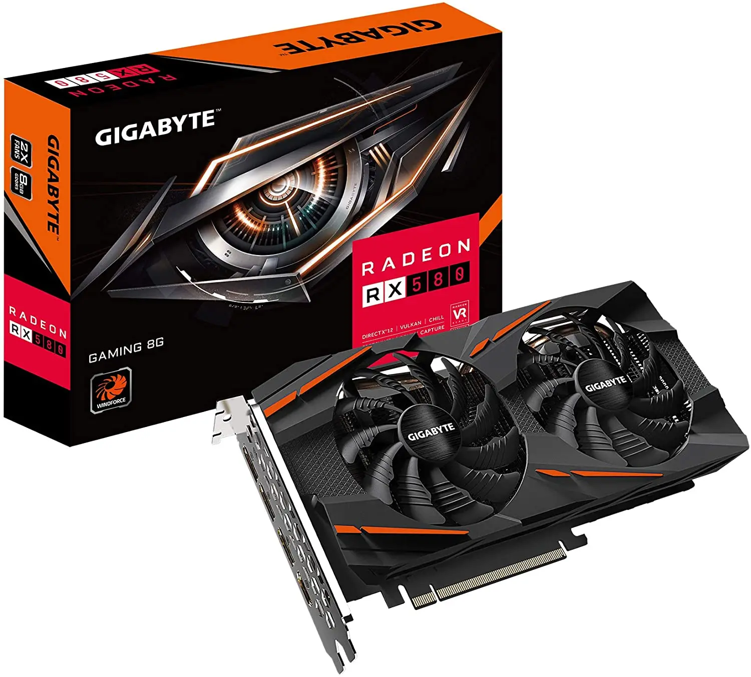 

Good quality Gigabyte Radeon RX 580 Gaming 8GB Graphic Cards GV-RX580GAMING-8GD REV2.0