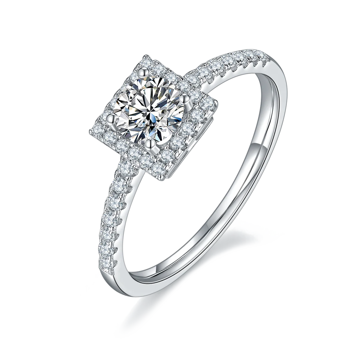 

NINE'S Wholesale NO MOQ Luxury 925 Sterling Silver Jewelry Eternity Ring, Exclusively for Ladies Who Love Wedding, Gold, silver, rose gold