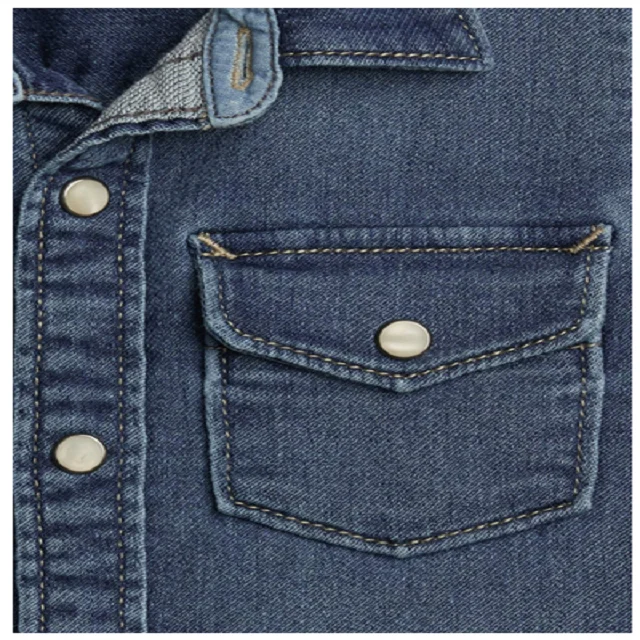 
Baby boys Long Sleeve Denim Shirt 