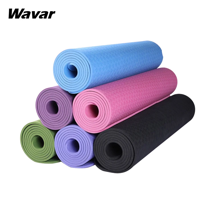 

Yoga mats yellow non slip custom printed eco friendly high quality low moq bulk mat, Multiple