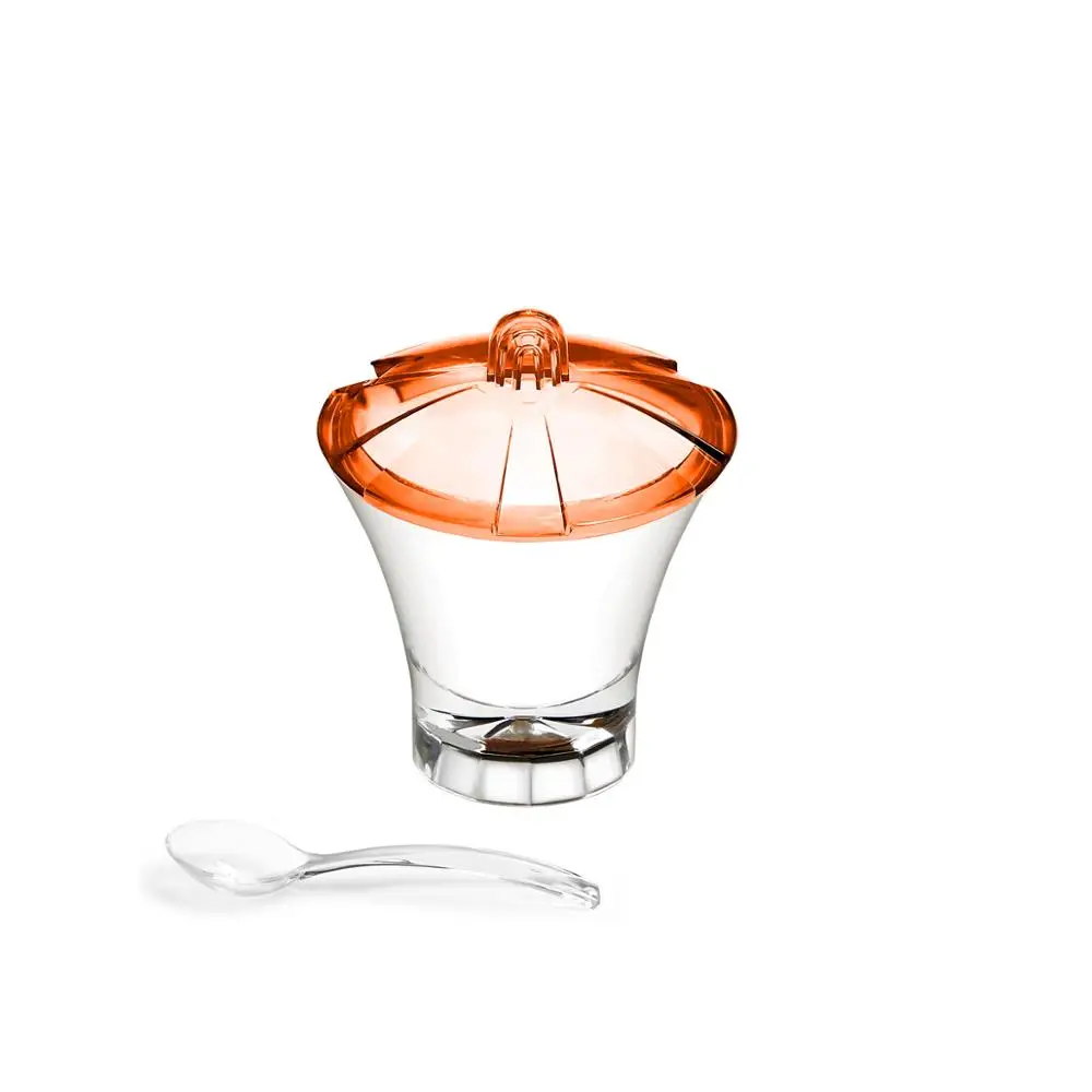 
Royal Design Transparent Acrylic Sugar Pot for Kitchen 