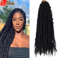 

Ombre 1B/30 Water Wave Crochet Braids 12"18 Inch 5 Packs Passion Twist Hair made with high quality low temperature Extensions