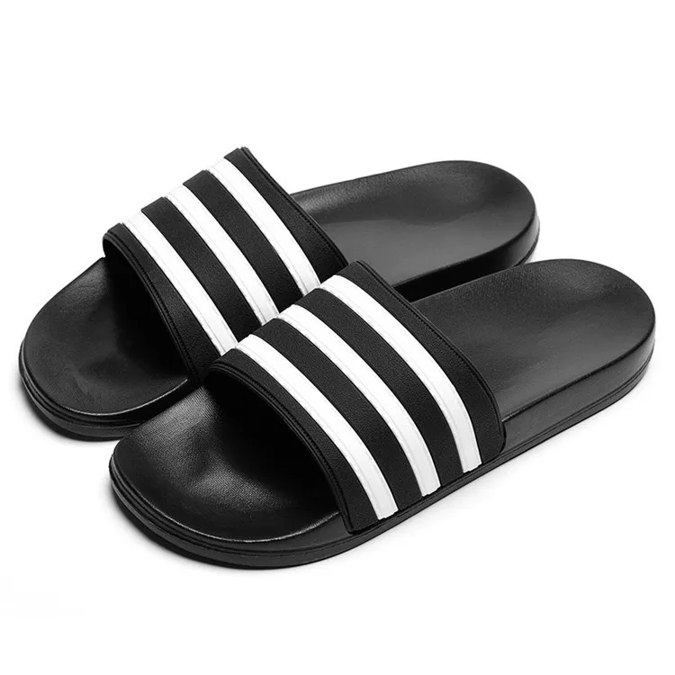 

China wholesale Custom Slipper Slides Women Cheap Men Slide Sandals, Black or custom