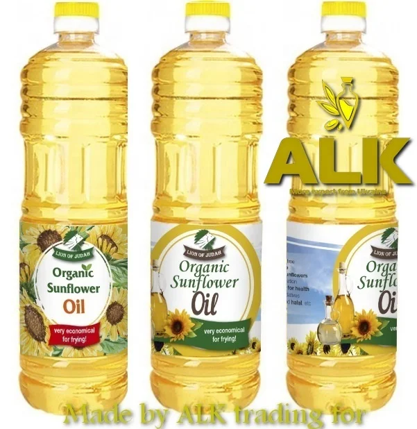
Organic Pressed Sunflower oil 