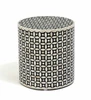 ottoman stool coffee table bone inlay