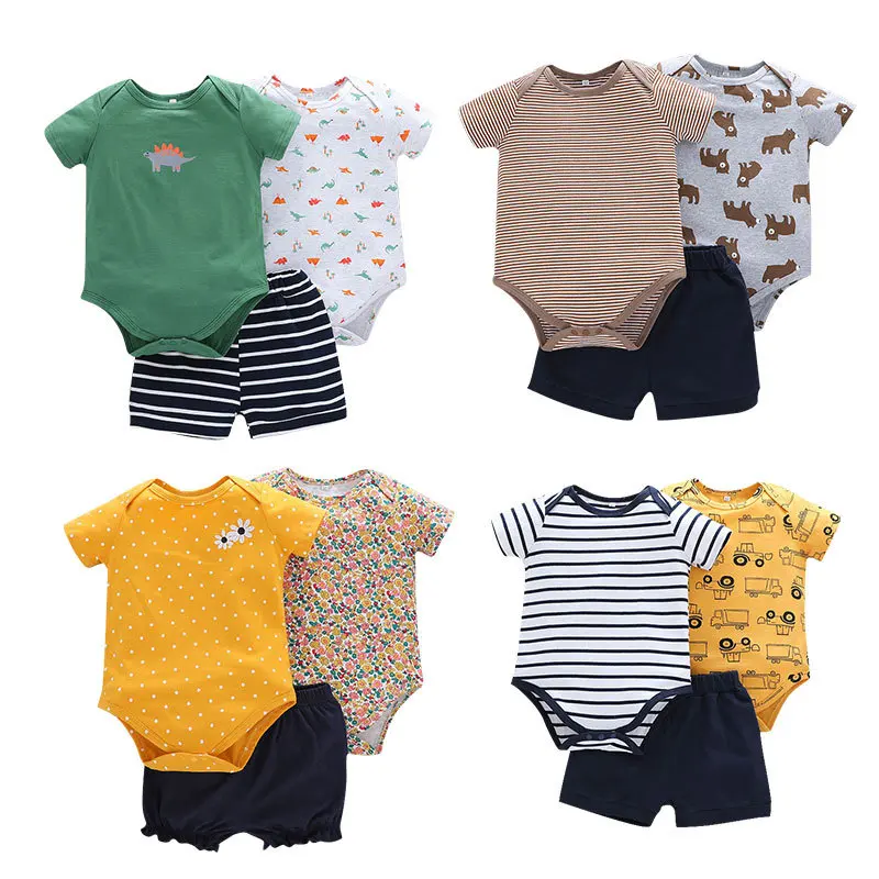 

Baby 3-Pack Short Sleeve Bodysuits, Picture