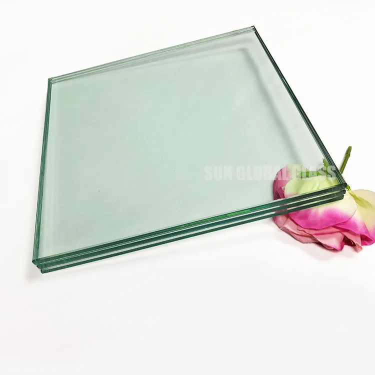 10+10+10mm Toughened Laminated Glass Clear Frosted Translucent Triple