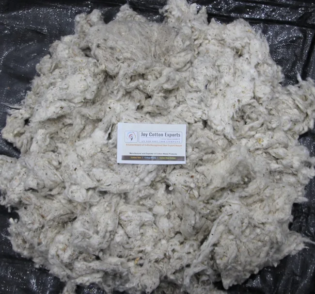 
COTTON WASTES LYCRINE A GRADE FROM INDIA 100% COTTON LYCRINE WASTE 