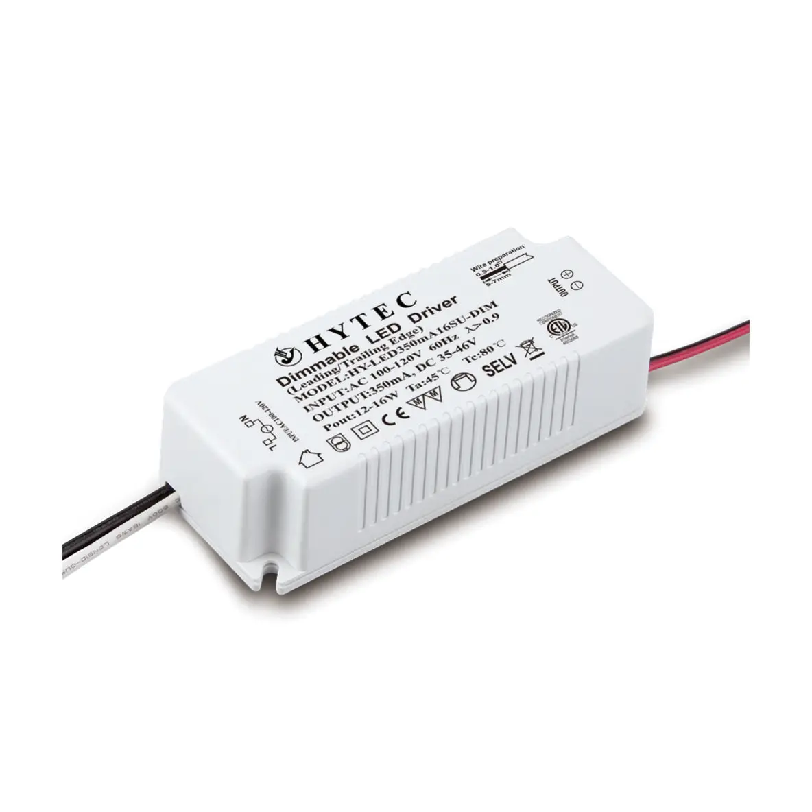 Wire Dimmable LED Driver DC 6V to 64V I/P to O/P 3750VAC