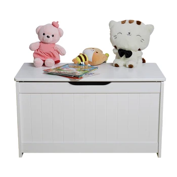 toy storage box white