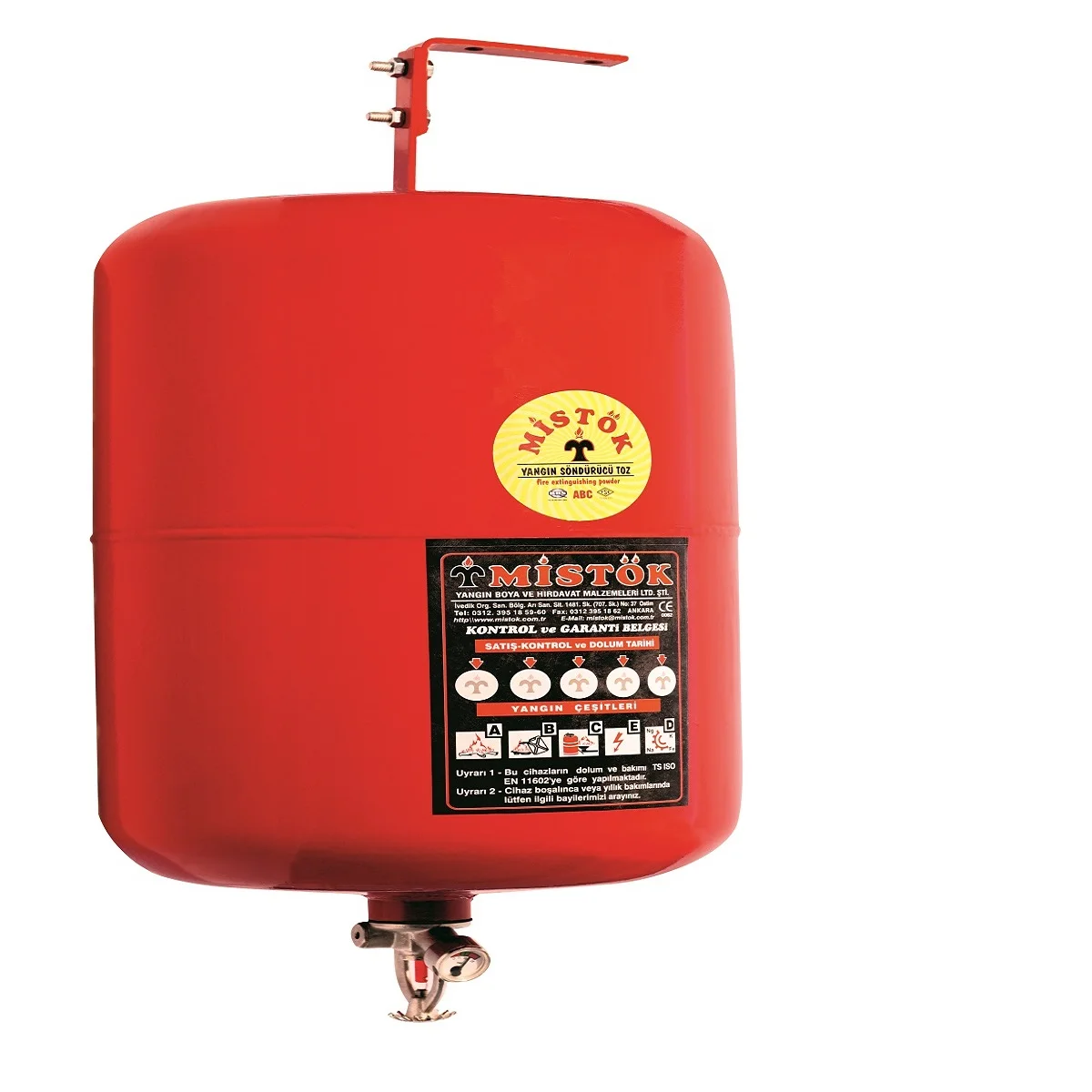 A10 6kg Fire Extinguisher Ceiling System 40 6kg Ce Approval Abc Dry Chemical Powder Automatic