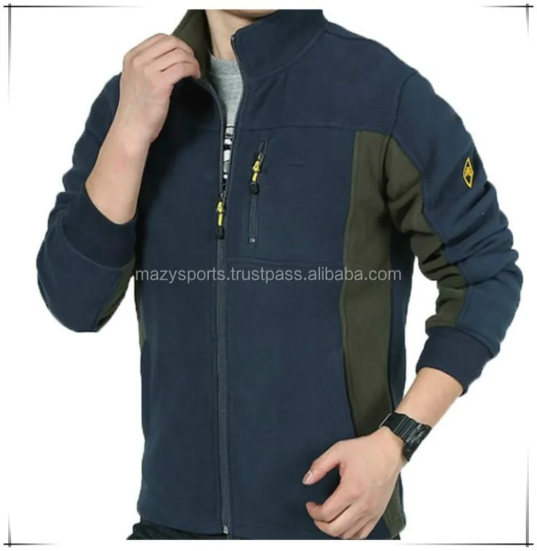 Wholesale Men Polar Fleece Jacket Warm Sweater Windbreaker Jacket With