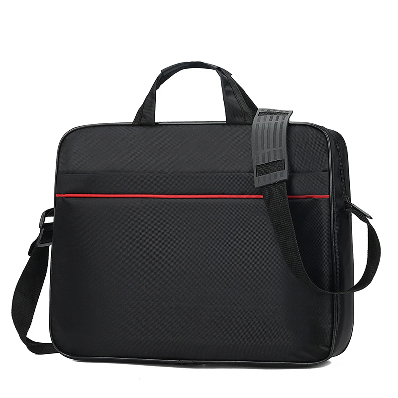 

Quick Checkpoint red line laptop bag briefcase business bag, Black