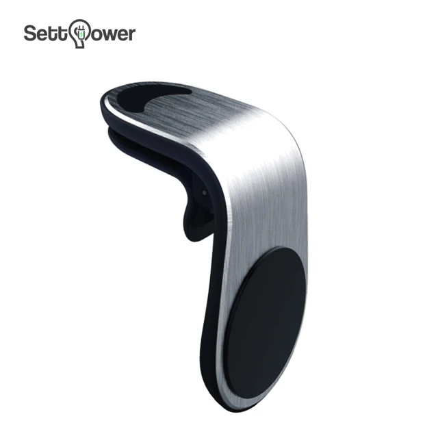 

Settpower F3 Easy rotating adjustable and good quality magnetic air vent car phone holder, Black&white
