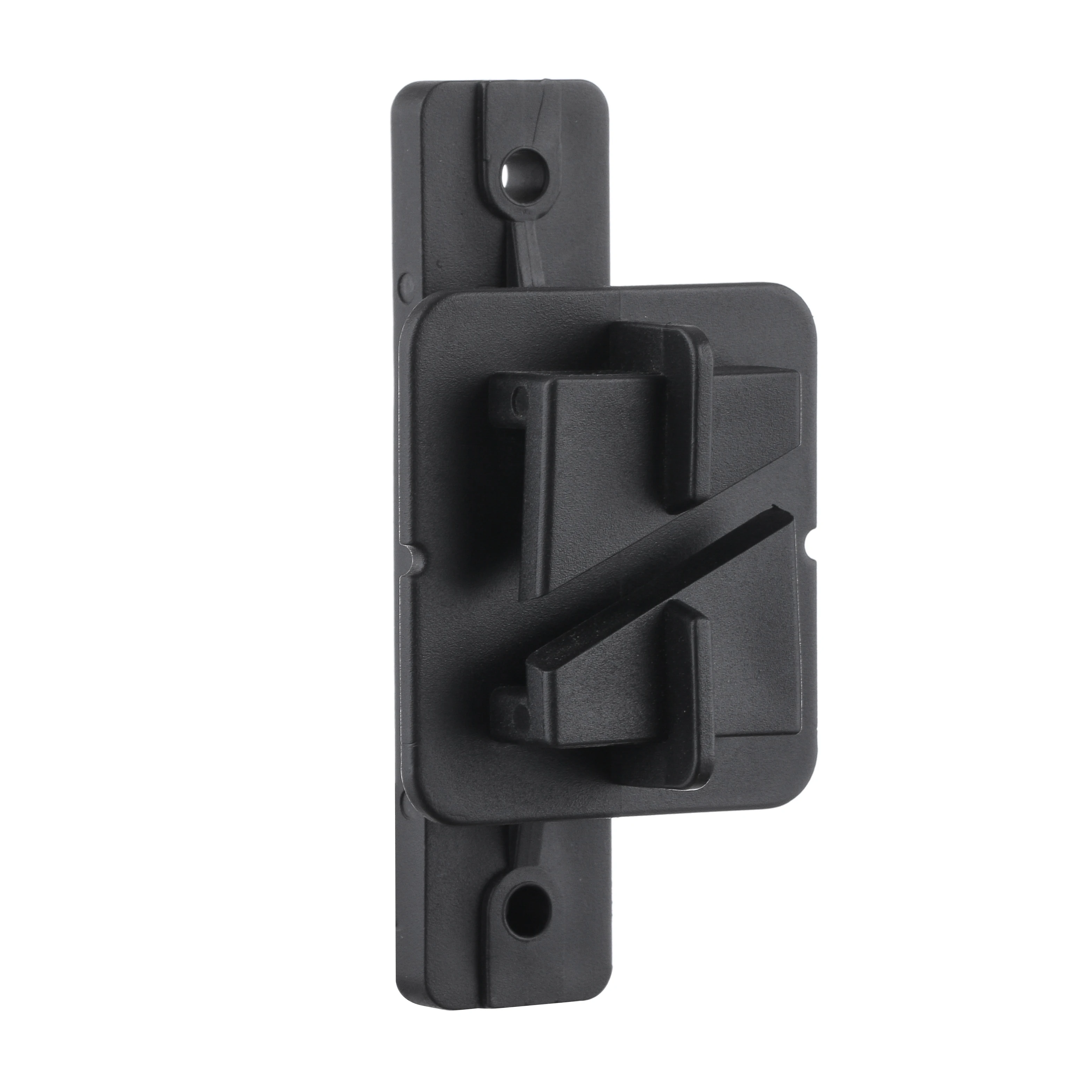 

black claw insulator for farming dairy electric fence for 20 mm poly rope 3mm poly wire running through impact resistant plastic, Black or customized