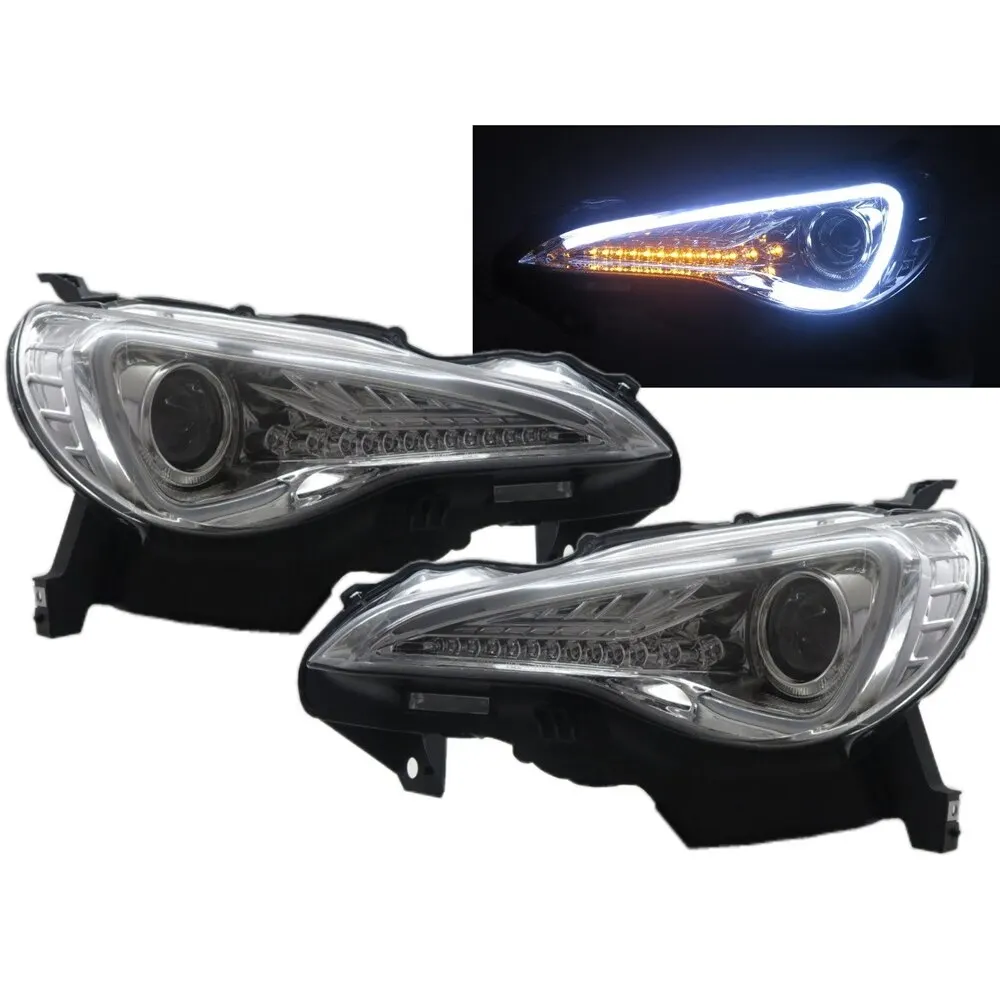 

FT-86 2012-present Coupe 2D DRL Dynamic Turn signal Headlight CH for TOYOTA LHD