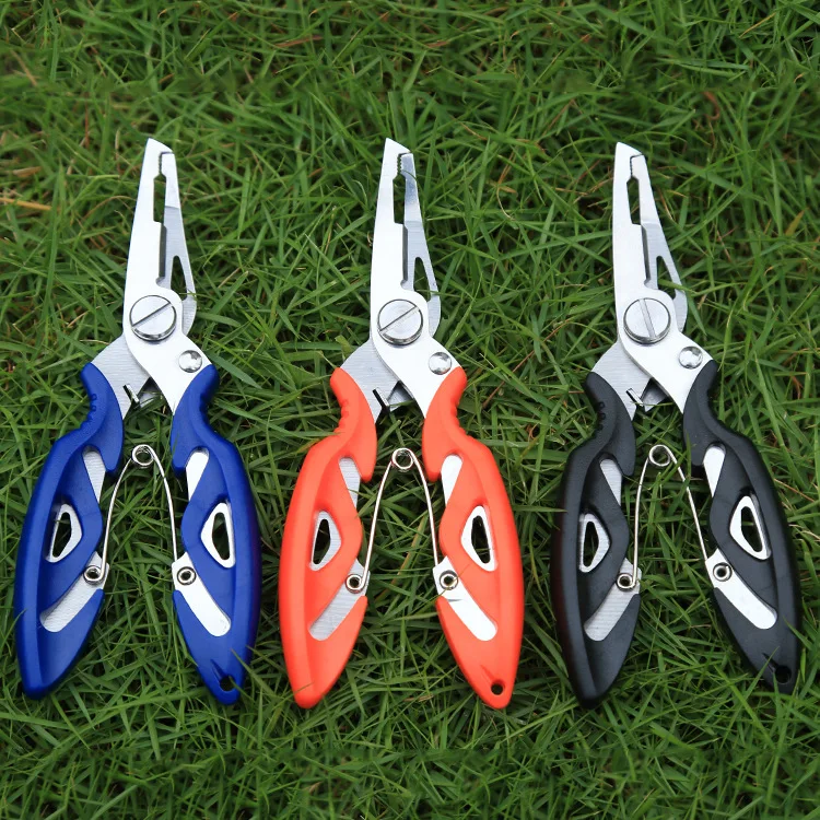 

Wholesale Stainless Steel Multifunctional Lure Clamp Curved Fishing Pliers Kit Fishing Pliers Saltwater, Many colours